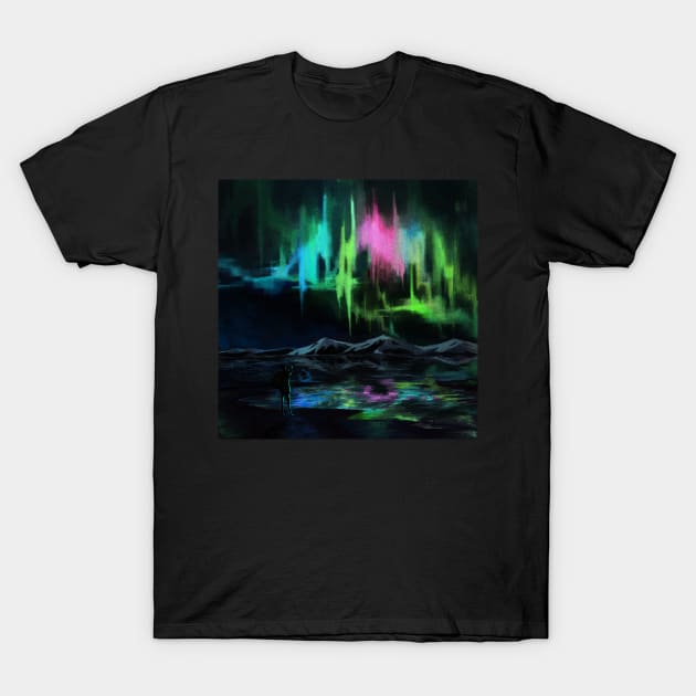 Northern Lights T-Shirt by io Mecha